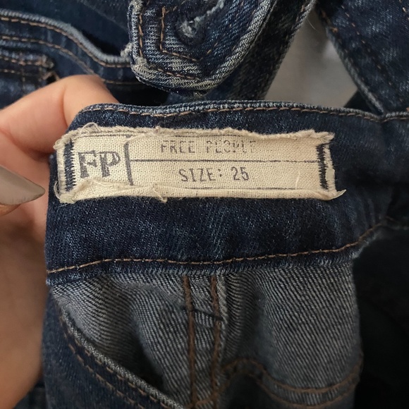 Free People Skinny Leg Overalls - Picture 4 of 4